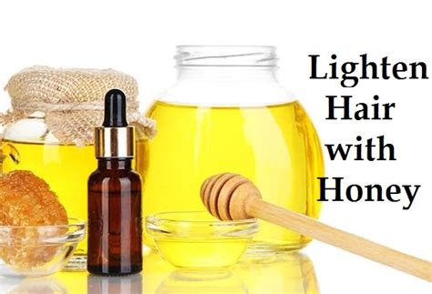 How To Lighten Hair With Honey