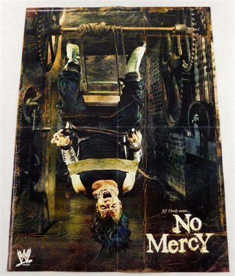 Jeff Hardy Wwe No Mercy 16x21 Wrestling Poster Wrestler Delete Raw
