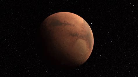 Flying Around Mars Red Planet Version 03 Stock Motion Graphics Sbv