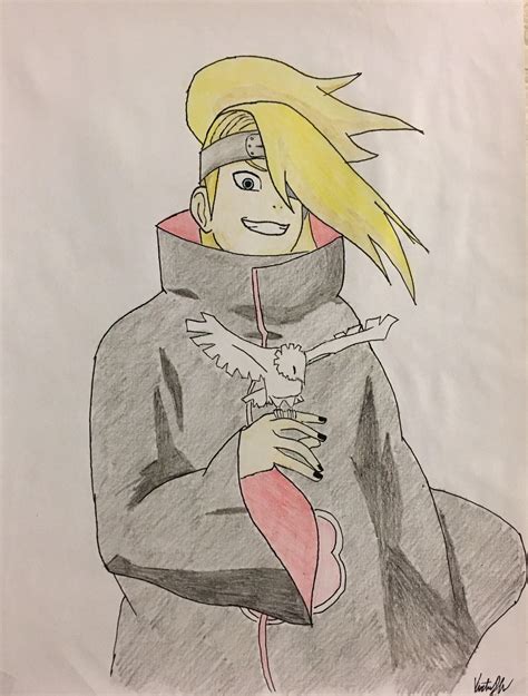 Art Fanart First Post And I Drew My Favorite Character From Naruto