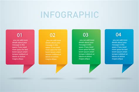 Square Info Graphic Vector Template With 4 Options Can Be Used For Web