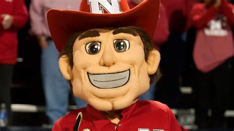 Herbie Husker Logo Nebraska Changes Mascots Hand Gesture