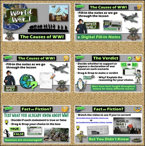 Explore The Main Causes Of Wwi 6 E Lesson Intro To World War I Mic