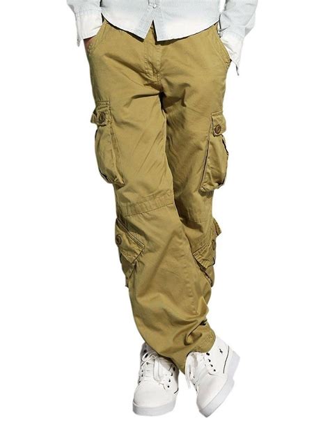 So many choices to forge a perfect japanese streetwear style. Match Men's Wild Cargo Pants 3357 Khaki 36