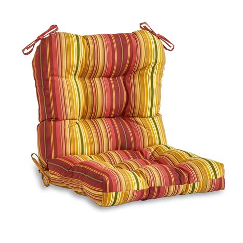 Greendale Home Fashions Outdoor Seatback Chair Cushion Cinnabar