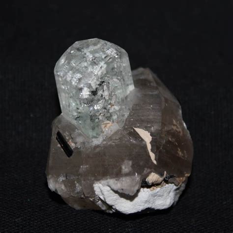 Topaz On Quartz Crystal Mineral Specimen Celestial Earth Minerals