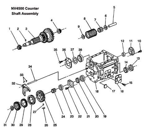 Nv4500 Transmission Illustrated Parts Drawings