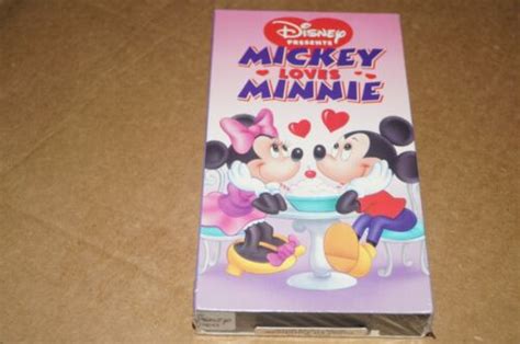 Disney S Presents Mickey Loves Minnie Vhs Factory Sealed Ebay