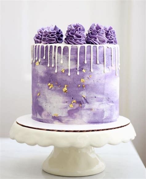 Pin By Stacy Sutherland On Cakes Purple Cakes Birthday Pretty