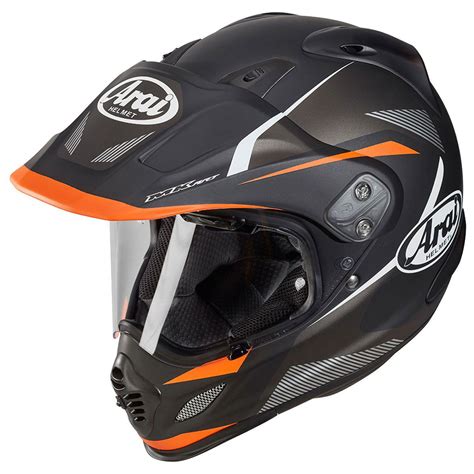 Genuine arai helmet quantum, quantum st & pro visor cover holder sets. Arai Tour-X 4 Break Orange Moto Motocross MX Dirt Bike ...