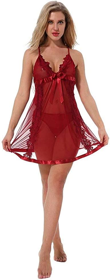 Bolawoo 77 Women S Negligee Elegant Chic Solid Color V Neck Fashion