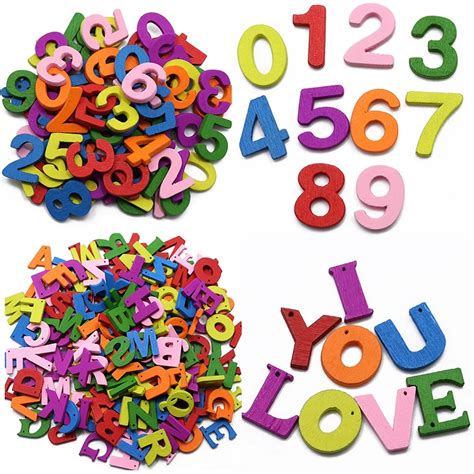 Wooden Button Kids Sewing Wooden Buttons Numbers Wooden Buttons