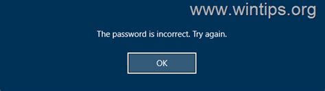 Fix Pin Or Password Is Incorrect Even If It Is Correct In Windows 10