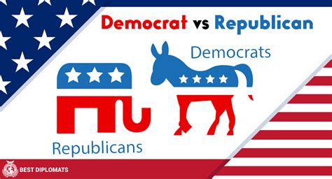 Democrat Vs Republican Major Differences Between Us Parties