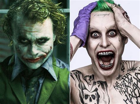Jared Leto As Joker Suicide Squad Trailer Sparks Comparisons With Heath Ledger The