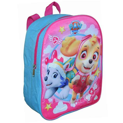 Paw Patrol Girls Paw Patrol Mini Backpack 12 Skye Everest Blue Pink