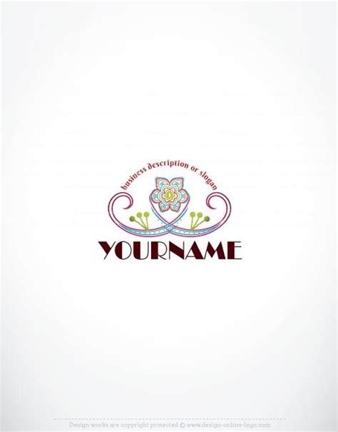 Exclusive Logo Design Floral Illustration Logo Images Free Business