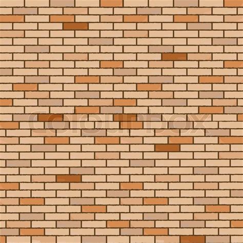 Wall Made Of Bricks Realistic Texture Abstract Vector Art