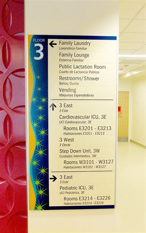 Hospital Wayfinding Signs Services — Nicolson Associates Inc