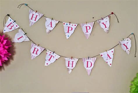 Diy Happy Birthday Banner Template Diy Reviews And Ideas