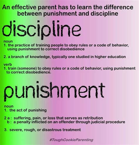 Explain The Difference Between Discipline And Punishment