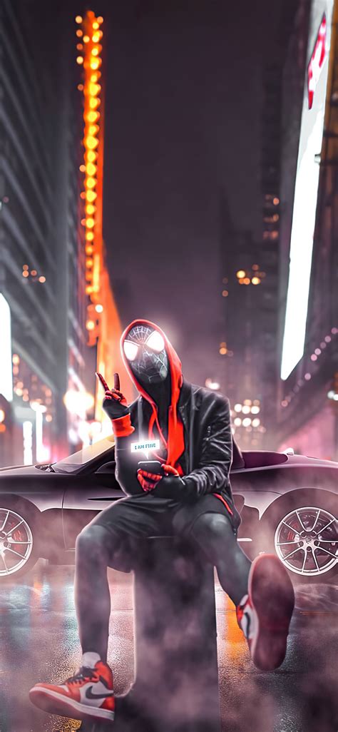 1125x2436 Spiderman Chilling In City 4k Iphone Xsiphone 10iphone X Hd