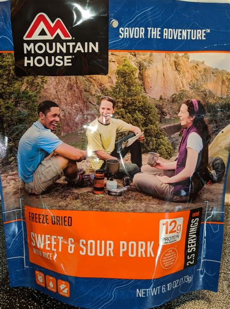 Mountain House Sweet And Sour Pork Review Travel Finance Food And