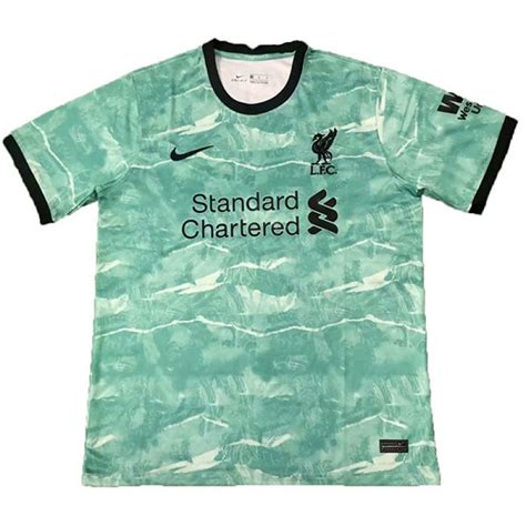 Liverpool will reportedly not be in a green away kit next season as initially expected, but more of a turquoise strip instead. Liverpool Away Soccer Shirts 20-21