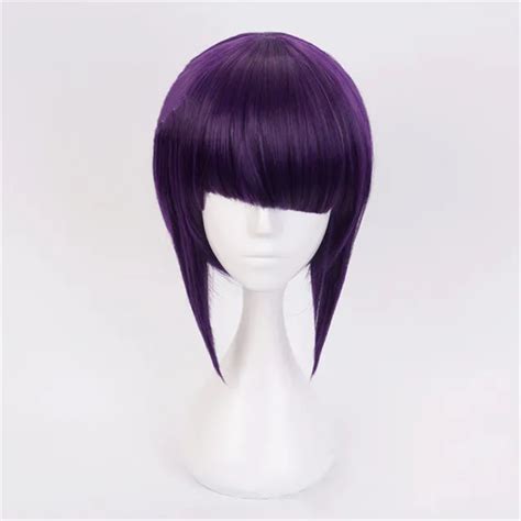 30cm Boku No My Hero Academia Kyoka Jiro Cosplay Purple Short Wigs Hair