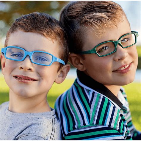 Rectangular Safe Unbreakable And Flexible Kids Eyeglasses Frame With S