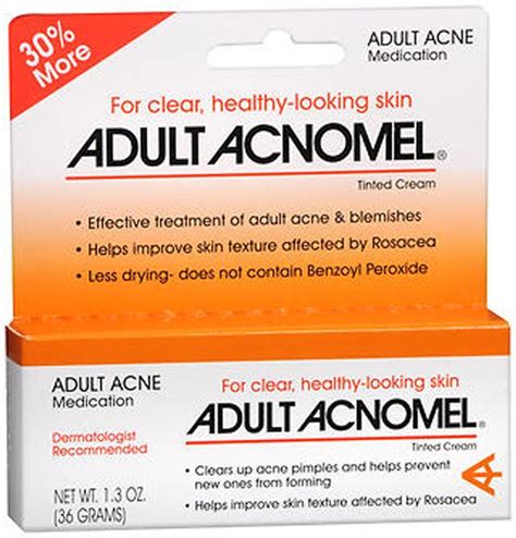 Acnomel Adult Acne Medication 1 Oz Clears Up Acne Pimples