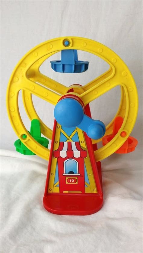 *** children under 14 years old inclusive are accompanied by an adult. Vintage Ferris Wheel FPT5766 Fisher Price Chunky Little ...