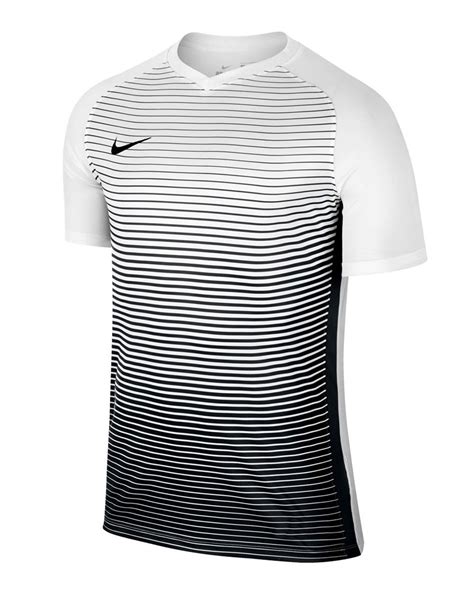 Camiseta Nike Futbol Precision Iv Blanca Y Negra Camisetas
