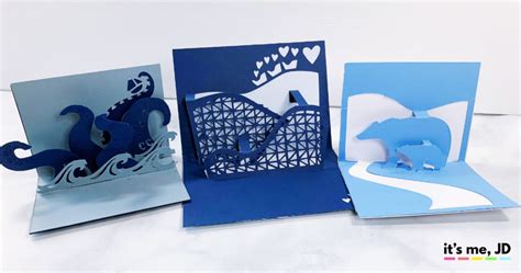 Watch the video below to see how i make face cutouts using my cricut and the print & cut feature in the design space. Easy Pop Up Cards Using Your Cricut / Cricut For Cardmaking - It's Me, JD