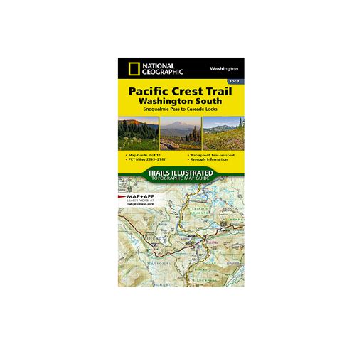 National Geographic 1003 Pacific Crest Trail South Map Feral