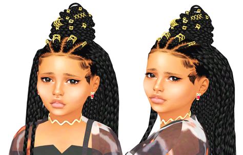 Sims 4 Black Toddler Female Hair Cc Snogamer