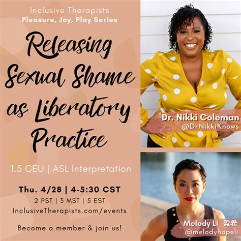 Releasing Sexual Shame As Liberatory Practice Mental Health Therapy Psychotherapy Counseling