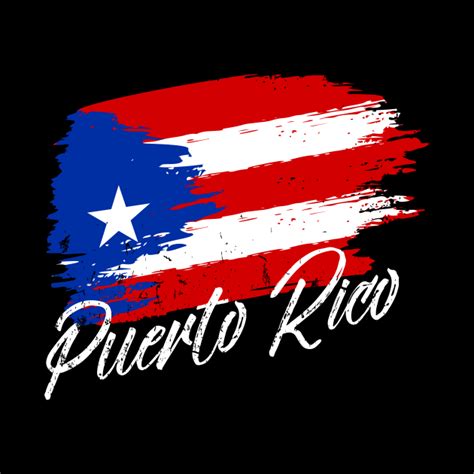 Puerto Rican Flag Grunge Design White Puerto Rico Tapestry