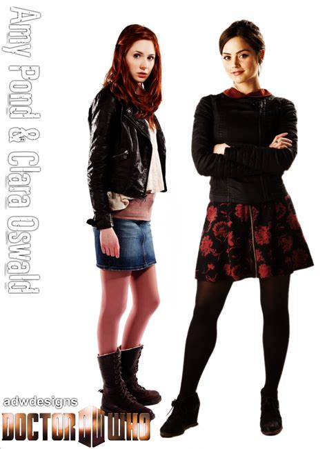 Amy Pond And Clara Oswald Poster By Feel Inspired On Deviantart