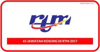 Jawatan kosong kerajaan terkini di jabatan penyiaran malaysia (rtm) warganegara malaysia yang berumur tidak kurang daripada 18 tahun ke atas pada tarikh tutup iklan jawatan dan berkelayakan untuk mengisi kekosongan jawatan kosong terkini di jabatan penyiaran malaysia (rtm) sebagai Jawatan Kosong Terkini RTM (Jabatan Penyiaran Malaysia ...