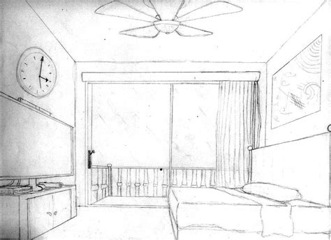 1 Pt Perspective Bedroom By Loreto Arts On Deviantart