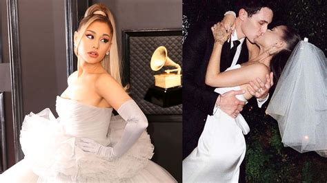 Ariana Grande Shares Photos Of Her Secret Home Wedding 8days