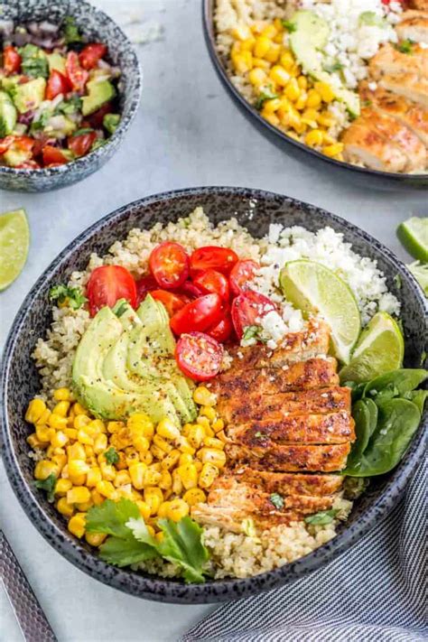 Chicken Quinoa Bowl Recipe Valentina S Corner