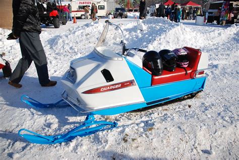Polaris Charger Vintage Snowmobile And Pasties At Tip Up Town Houghton
