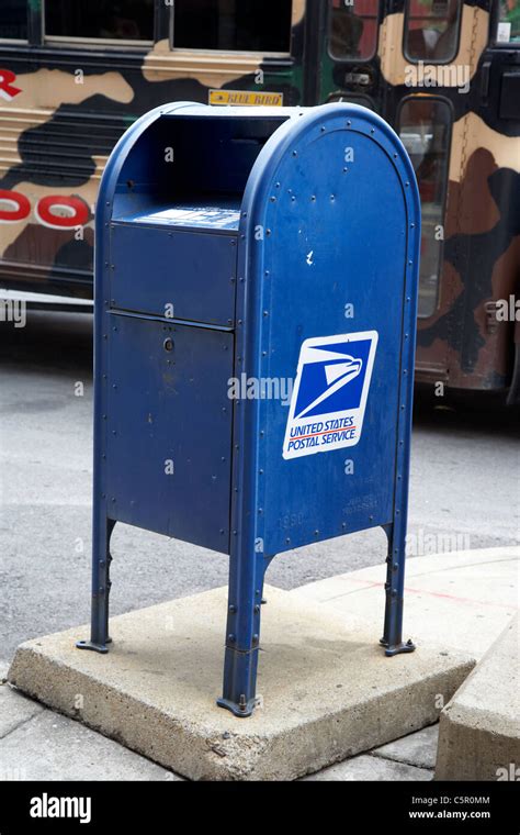 United States Postal Service Mailbox On Street Nashville Tennessee Usa