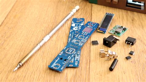 The soldering iron is a battery operated one. DIY Portable Soldering Iron v2.0 - Open Electronics