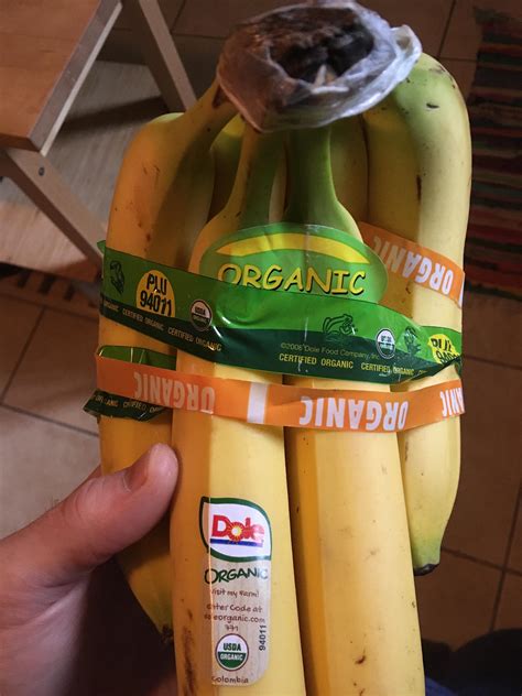 Does Anybody Know Why Bananas Have Four Individual Organic Labels R