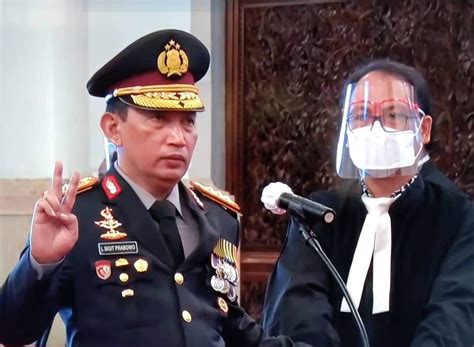 president jokowi inaugurated new national police chief mina news agency