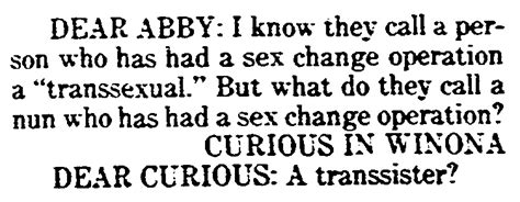 dear abby digital transgender archive