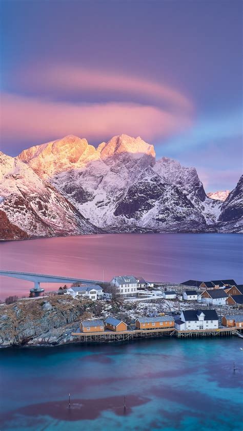 1080x1920 Norway Mountains Island Bridges Sunrises 4k Iphone 76s6